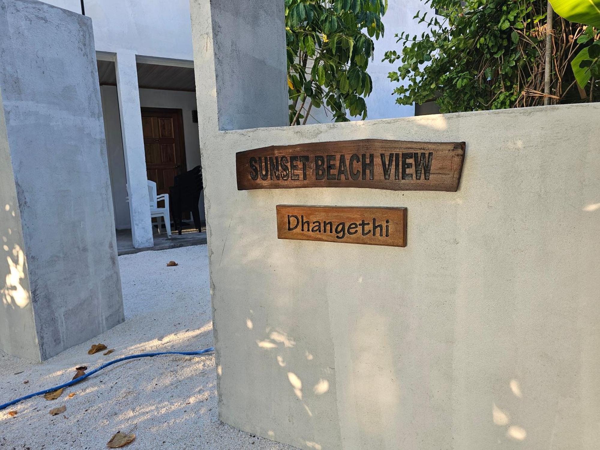 Sunset Beach View Dhangethi Exteriér fotografie